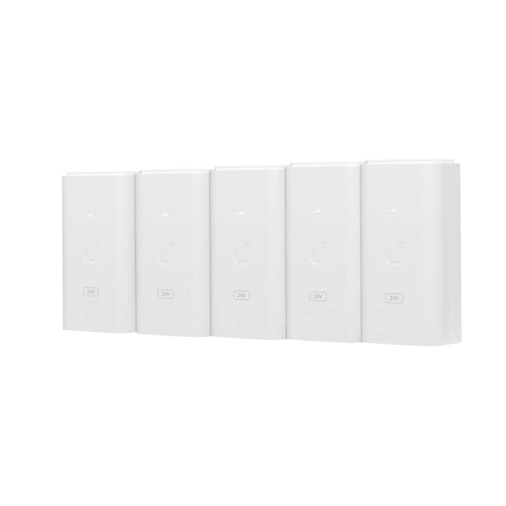 UBIQUITI Networks POE-24-12W-5P Gigabit Ethernet PoE Adapter and Injector - PoE Adapter/Injector (Gigabit Ethernet, 10,100,1000 Mbit/s, 90-260 V