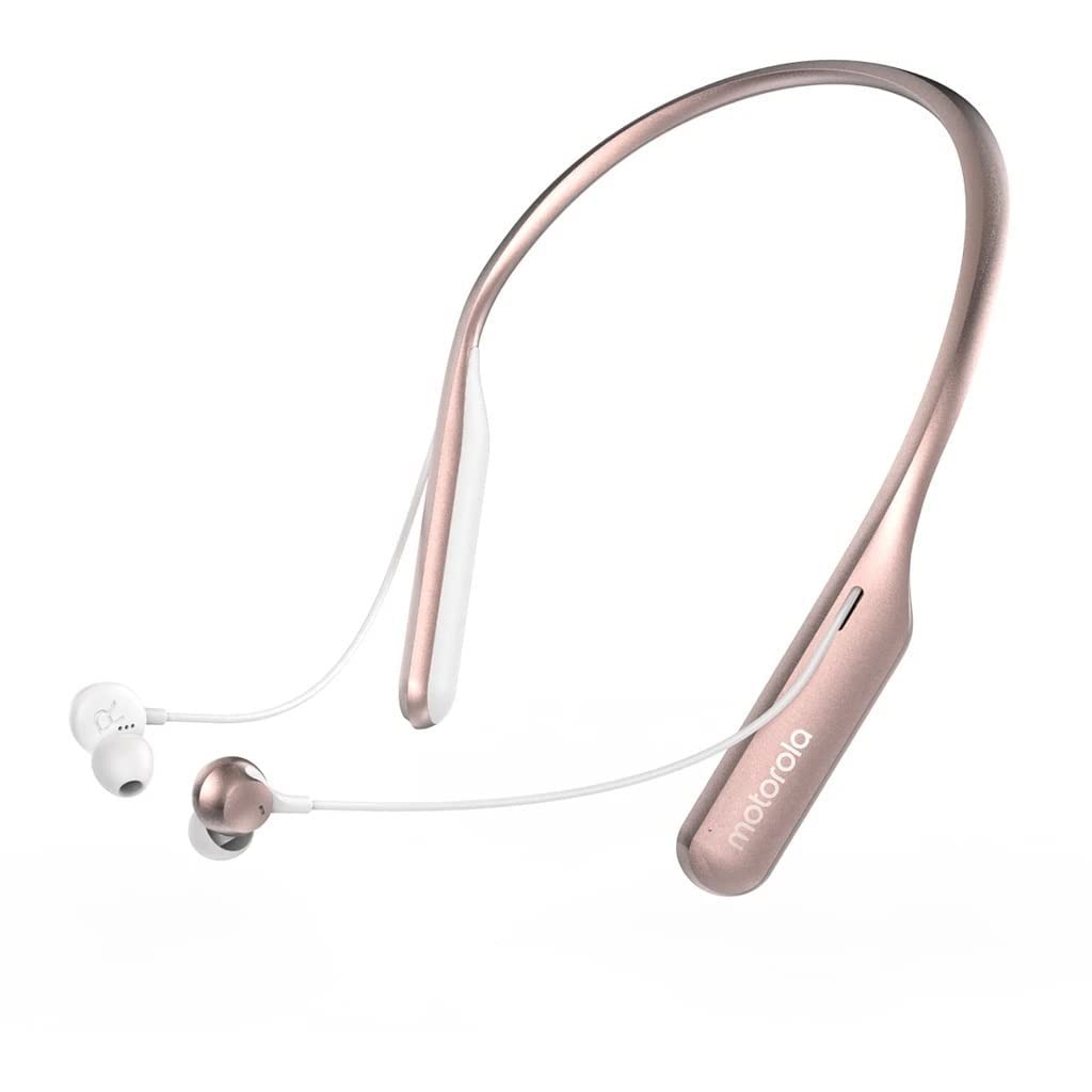MOTOROLA Ververap 200 Wireless in-Ear Headphones, Compatible with Alexa - Rose Gold