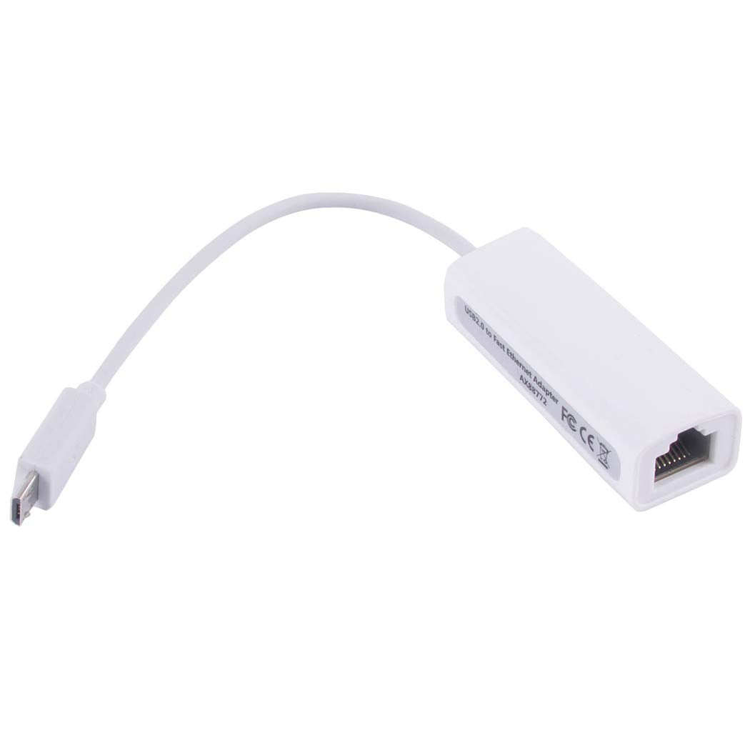 usangreen USB to RJ45 LAN Ethernet Adapter 100Mbps Converter 10M 100M with Asix AX88772B AX88772 Chip (Micro USB to RJ45)