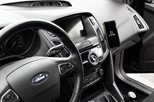 Course Motorsports DirectFit Phone Mount - Magnetic or Wireless Charging for Ford Focus (2012-2018) Compatible with All Phones (Magnetic Charging