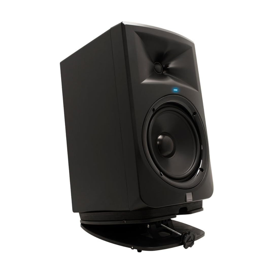Ultimate Support MS-80 MS Series Professional Studio Monitor Stands Pair w/Adjustable Angle and Axis - Black
