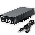 PROCET PoE Iniector 75W Active PoE++ Industrial Grade Gigabit PoE Power Injector, 6KV Surge Protection, -40°F to 149°F for PTZ Camera, Wireless AP