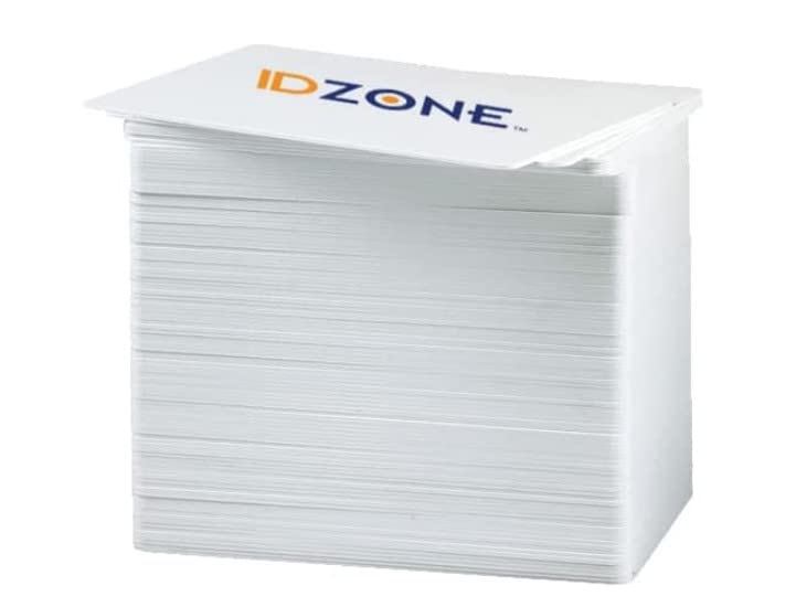Zebra 800033-840 True Colours iX Series YMCKO Color Ribbon for ZXP Series 3 Card Printers. 200 Prints., w/ID Zone Premium White Blank Plastic CR80 30