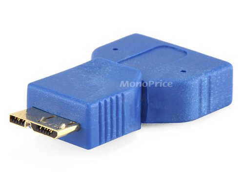 Monoprice Gold Plated USB 3.0 Micro-B Male to Box Header 20pin Male Adapter (1)