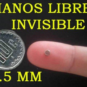 Invisible Secret Spy Nano Wireless Earphone Earpiece for Mobile Phone