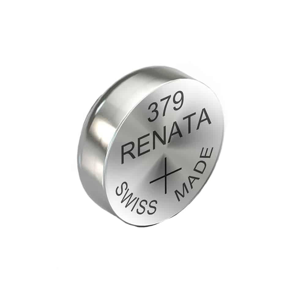 Renata Strip of 10 Genuine Fresh 379 SR521SW Swiss Made Silver 1.55v Batteries