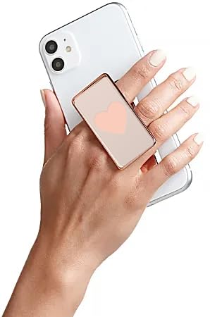 HANDL New York Rose Gold Heart HANDLstick Grip and Stand for Smartphone