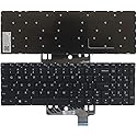 BaoRuiNan New Laptop Replacement Keyboard for Lenovo Flex 4, 4-1570, 4-1580 - USB, 104 Keys, Ergonomic, QWERTY, Black