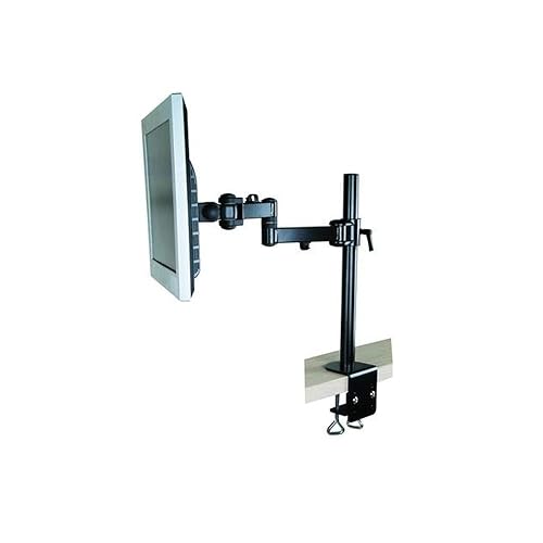 MonMount Swivel LCD Extension Arm with 3 Points Articulation Supports Up to 26-Inch, Black (LCD-1900B)