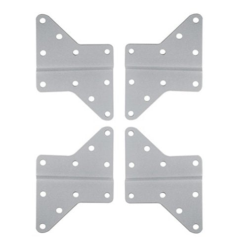 VideoSecu Universal VESA Extender Adapter Plate for TV Wall Mount Bracket, LCD LED Mount Accessory VESA 200 Extension (Silver Color) MLES 1UV
