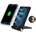 10W Fast Wireless Charger Folding Pad Stand 3-Coils Compatible With for iPhone 8 Plus X Xr XS Max - Samsung Galaxy S6 S7 S8 S9 S10 Plus, Note 8 9