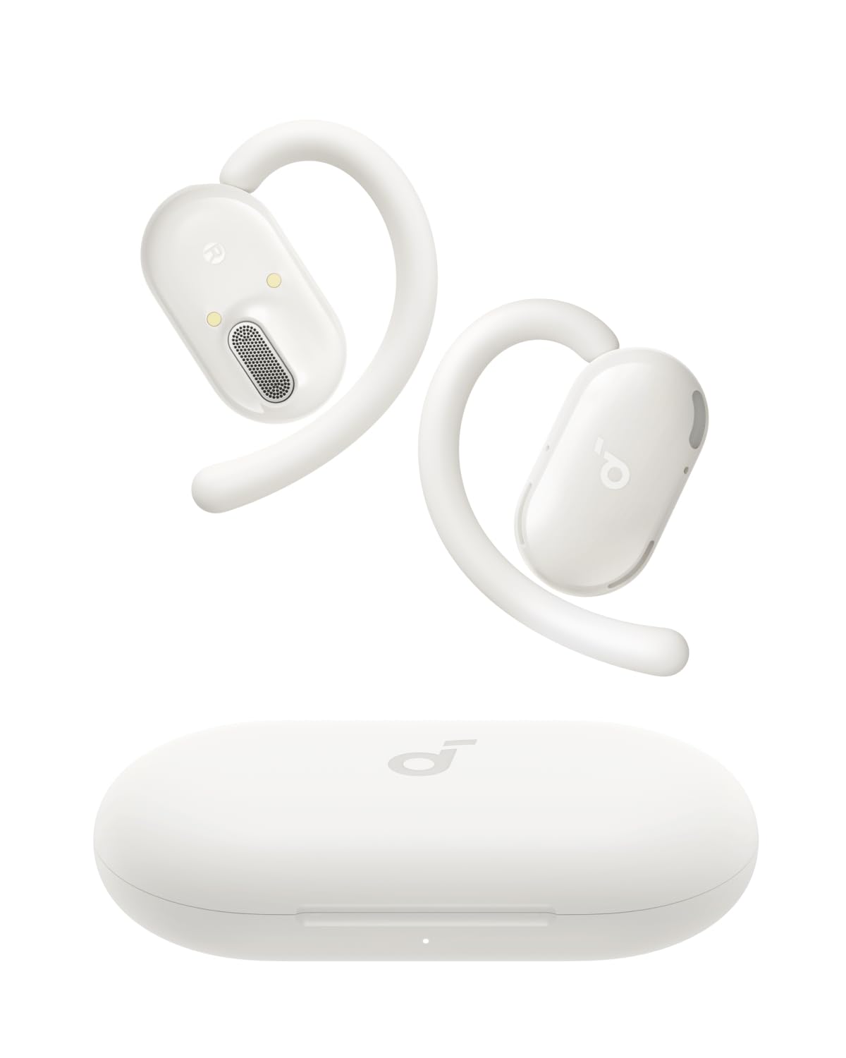 Soundcore V20i by Anker Open-Ear Headphones, Adjustable Ear Hooks,Ultra-Comfort,Snug Fit, Powerful Sound, Clear Calls, IP55, LED Lights, 36H Playtime