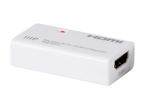 Monoprice Blackbird 4K Pro HDMI 2.0 Repeater - 4K@60Hz, Supports HLG, HDR 10, HDR 10+, and Dolby Vision, YCbCr 4:4:4, Black