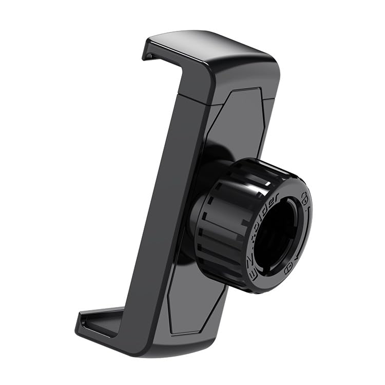 RecDec 2 Pack Phone Holder Mount Clamp Replacement with 17mm Ball Head Joint Socket Phone Clip Bracket for Selfie Ring Light Tripod Stand Air Vent Car