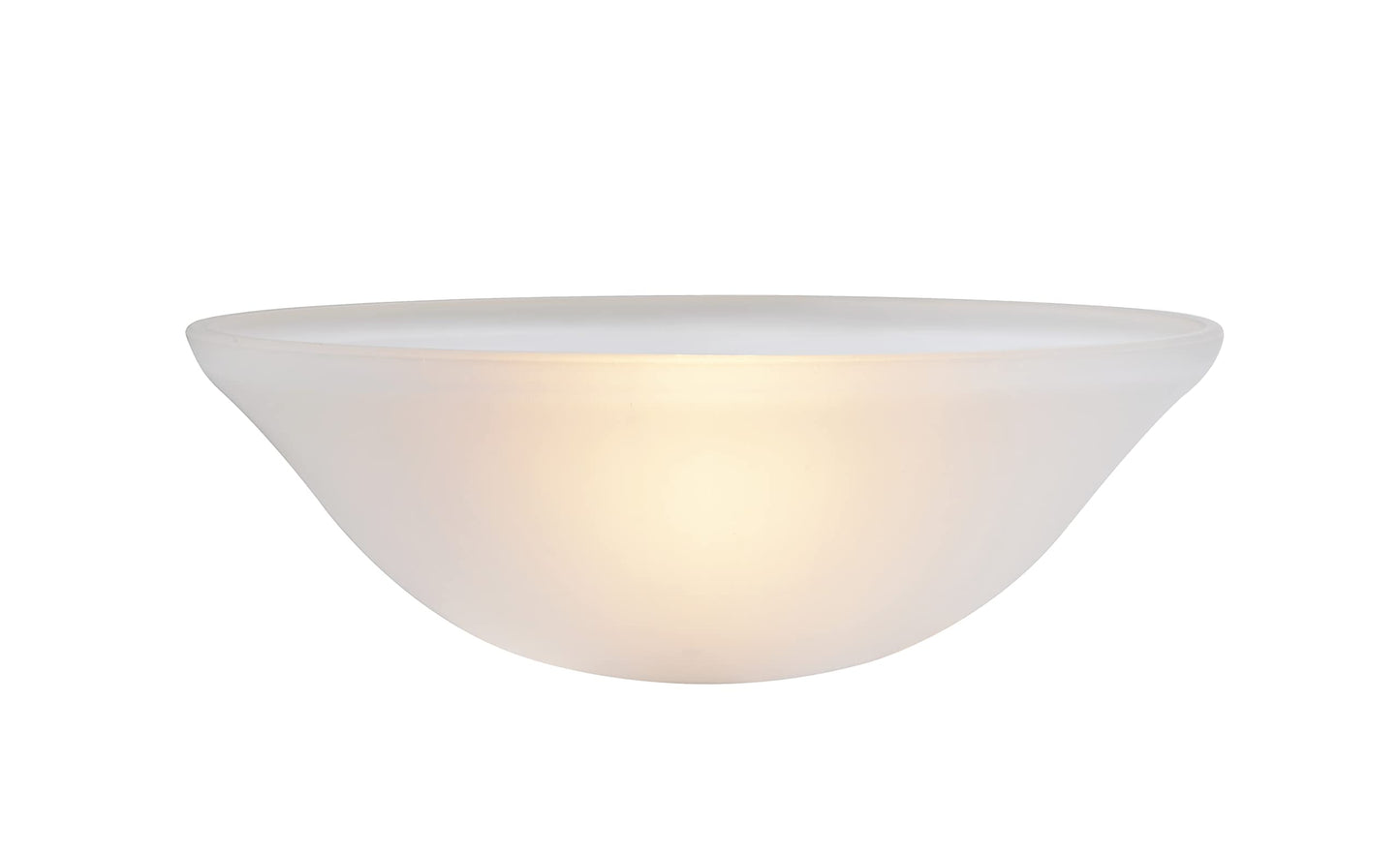 Aspen Creative 23148-11A Replacement Etched Glass Shade for Medium Base Socket Torchiere Lamp, Swag Lamp, Pendant, 1 Light Wall Sconce & Island