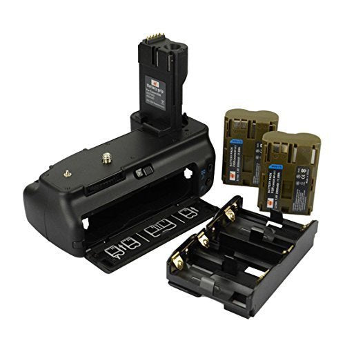 DSTE Pro BG-E2N Vertical Battery Grip + 2X BP-511 Battery Compatible with Canon EOS 40D 20D 30D 50D SLR Digital Camera