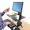 Ergotron - Worksurface for WorkFit-S - Add-on for WorkFit-S Standing Desk Converter