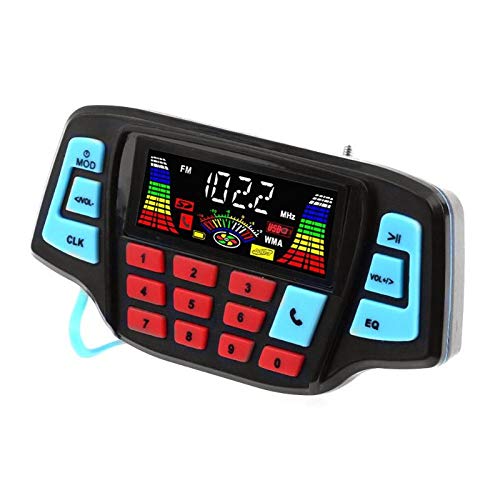 XYC 3" Motorcycle Weatherproof Bluetooth Wireless Speaker MP3 Music Player Sound Audio Stereo Amplifier System ATV UTV USB 2.0, Micro SD, FM Radio