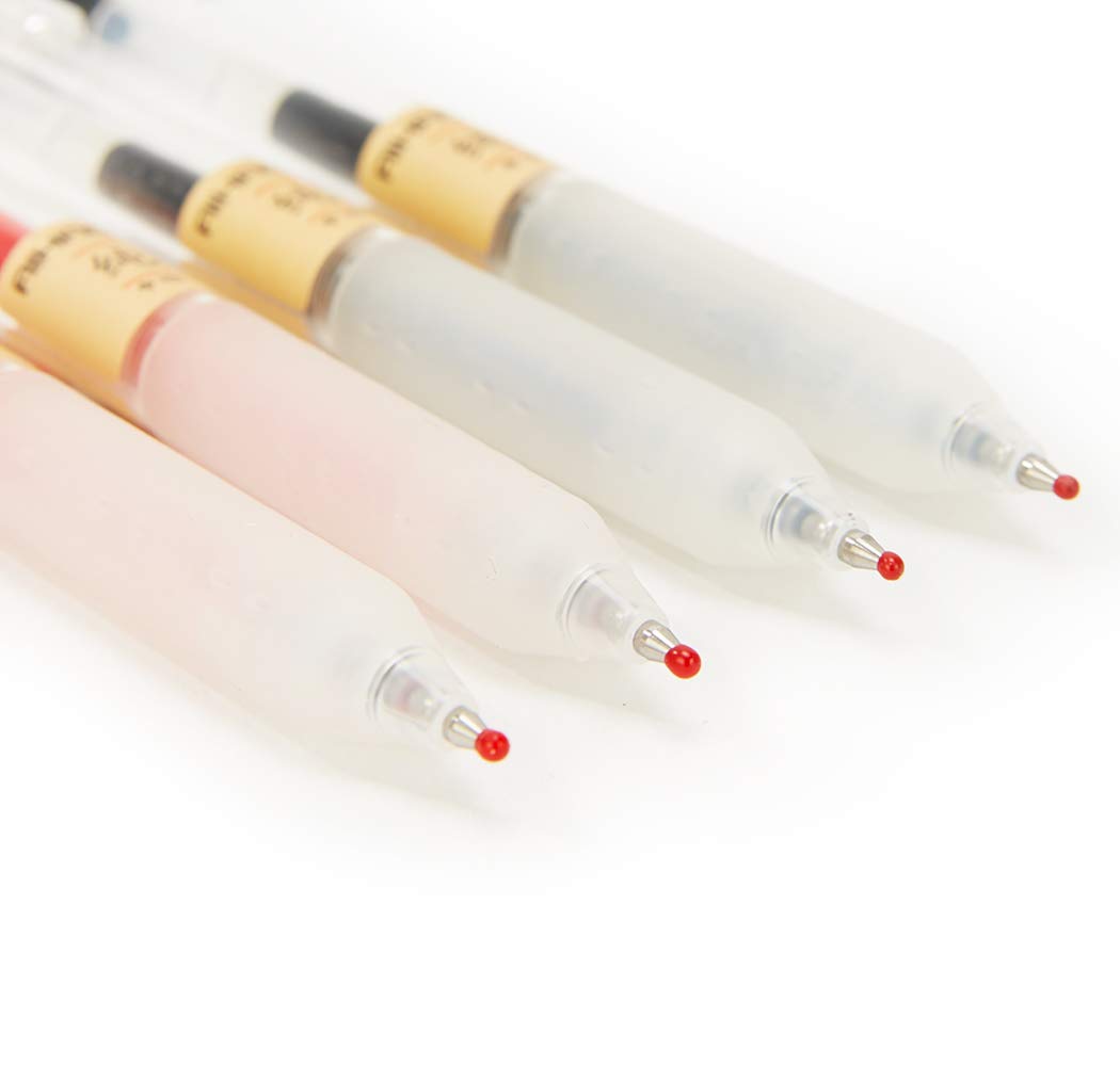 czxwyst X97 Retractable Gel Ink Pens 0.5mm Fine Point (Red Color 12-Pack)