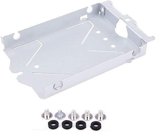 JMXLDS Replacement Hard Disk Drive HDD Mounting Bracket Caddy Tray Support Holder with Screws for PS4 1200 CUH-1200 CUH-1215A Series Host.