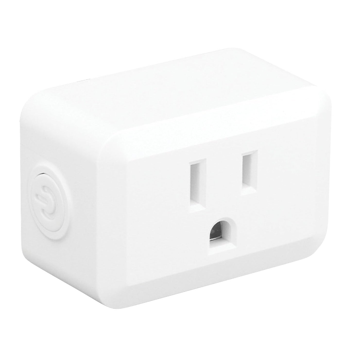 Globe Electric 50329-U Wi-Fi Smart Plug Mini, No Hub Required, 1 Grounded Outlet, White (1-Pack, 15A), Home Automation, Outlet Extender, Electronics