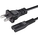 NiceTQ Replacement US 2Prong AC Power Cord Cable For HP OfficeJet Pro 6978 8710 8720 Wireless All-in-One Photo Printer