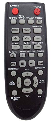 New Replacement Remote Control for Samsung AH59-02547A HW-FM45 HW-F550 HW-FM45C HW-E450/ZA HW-E450C HW-E450/ZA Soundbar