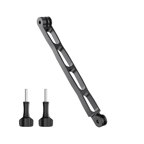 Aluminum Alloy Extension Arm for Gopro, Metal Pole Mount Helmet Stick Extension Arm Mount for Gopro Hero 13/12/11/10/9/MAX/8/7/6, DJI Action 5