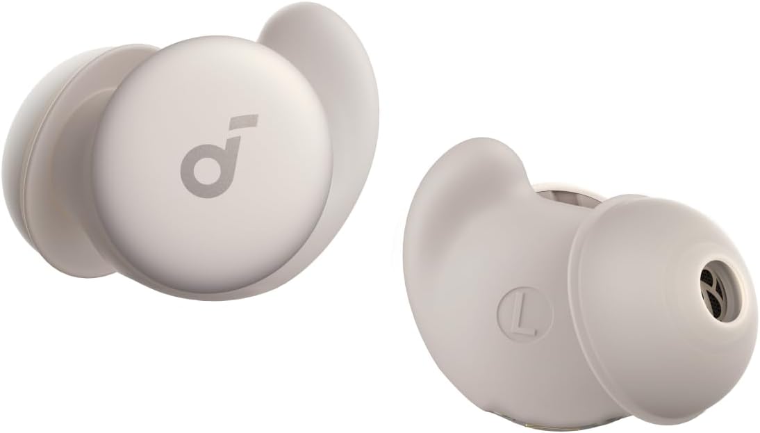Soundcore Sleep A20 by Anker Sleep Earbuds, Noise Blocking Sleep Headphones, Small Earplugs for Side Sleepers, 80H Playtime, Stream Content via