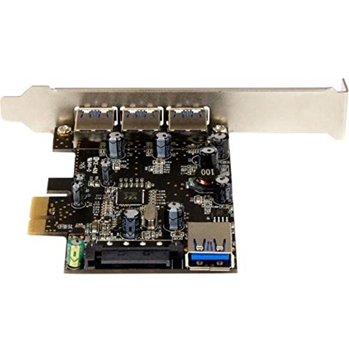 StarTech 4-Port PCI Express USB 3.0 Card, 5Gbps (PEXUSB3S42)