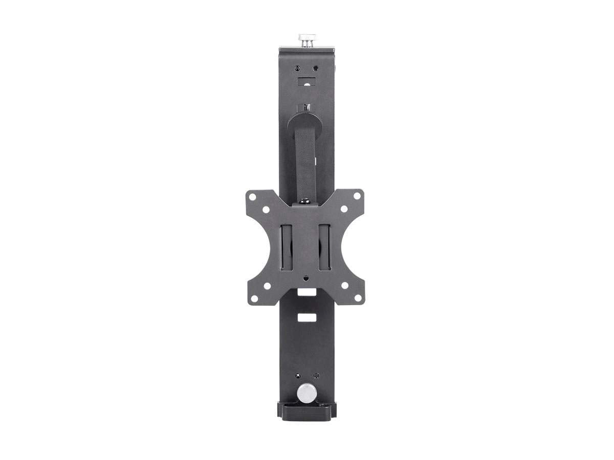 Monoprice Cubicle Flat Panel Monitor Mount - 10 Easy Height Adjustments, Up to 17.6lbs, Black - Workstream Collection