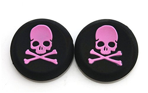 Gametown 2 Silicone Thumb Grip Stick Cover Caps For Sony PS4 PS3 PS2 Xbox 360 Xbox one Analog Controller Pink