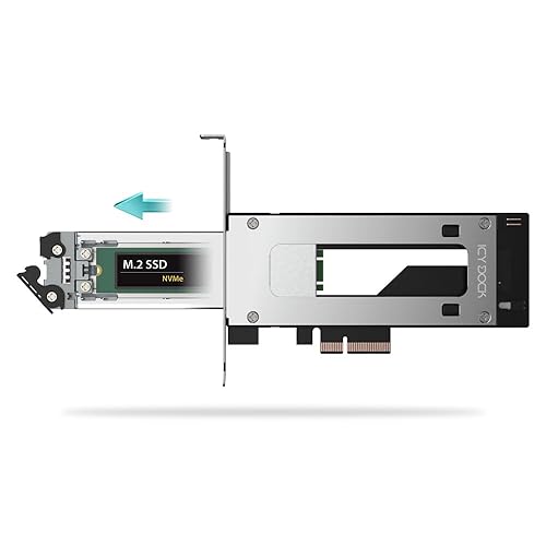 Removable PCIe 5.0 x4 to M.2 NVMe Gen5 SSD 128 Gbps Mobile Rack Enclosure / Adapter for PCIe x4/x8/x16 Expansion Slot - ExpressSlot Elite MB840M5P-B