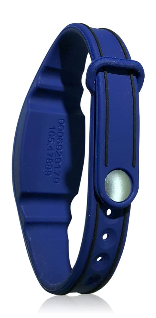 5 - 26 Bit H10301 125 KHz Proximity Wristbands Blue Adjustable AuthorizID Wiegand Waterproof Compatible w/ 1386 1326 7610 1586 1391 1346. Works