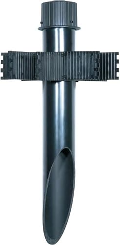 Nuvo Outdoor Light Stake Mounting Post, Ground Stake for Flood & Landscape Lighting, Replacement Spike for Yard & Path Lights, 2 Inch PVC, Dark Bronze