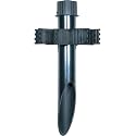 Nuvo Outdoor Light Stake Mounting Post, Ground Stake for Flood & Landscape Lighting, Replacement Spike for Yard & Path Lights, 2 Inch PVC, Dark Bronze