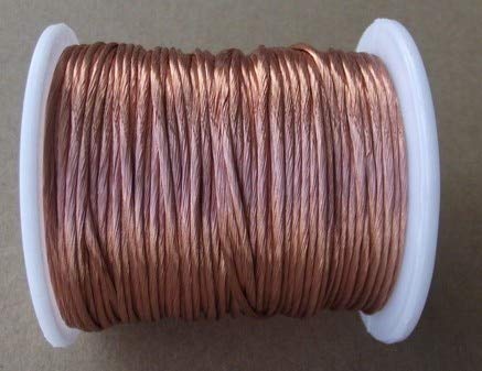 Sukvas 0.05mmX 1200strands,(5m /pc) Mine Antenna Litz Wire,Multi-Strand Polyester Silk Envelope Braided Multi-Strand Wire - (Cable Length: 5m)