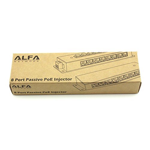 Alfa Network 8 ports Passive Gigabit PoE Injector
