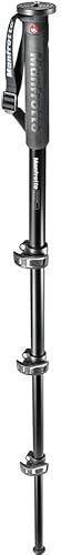 Manfrotto MMXPROA4US XPRO Over Aluminum 4 Section Monopod (Black)