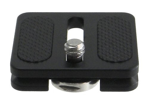 2 Pack Simplicity DS-1 Bi-Directional QR Camera Body Plate Arca-Swiss Compatible with Stainless Steel D-Ring SS Ideal for Compact Camera