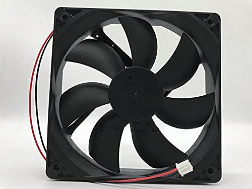 SHRISHMA 12V 120MM 12CM Desktop Computer Fan, 12W, 1.35E+3 RPM, 3-Pin, Copper, Air Cooling