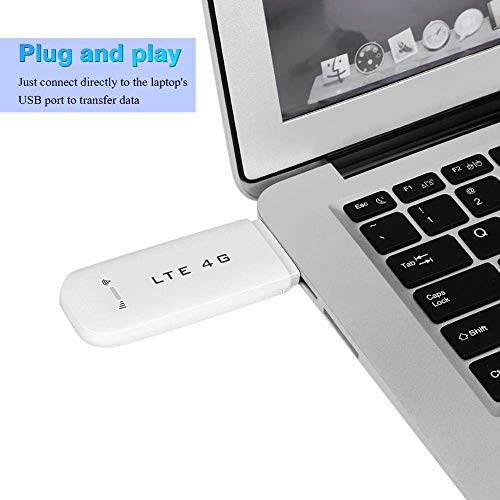 High Speed 4G LTE USB Network Adapter Hotspot Router,Share Up to 8 Users Plug and Play for Southeast Asia Africa and The Middle East (with Wi Fi