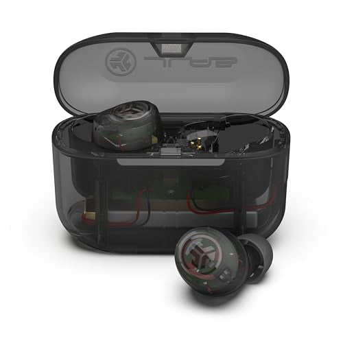 JLab Go Air Pop+, True Wireless Earbuds, Bluetooth Earbuds with Microphone, Dual Connect, EQ3 Sound, Clear