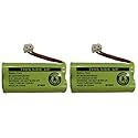 Replacement Battery BT184342 / BT284342 for Vtech CS6209 CS6219 CS6229 DS6121 DS6221 and More Cordless Telephones(2-Pack)