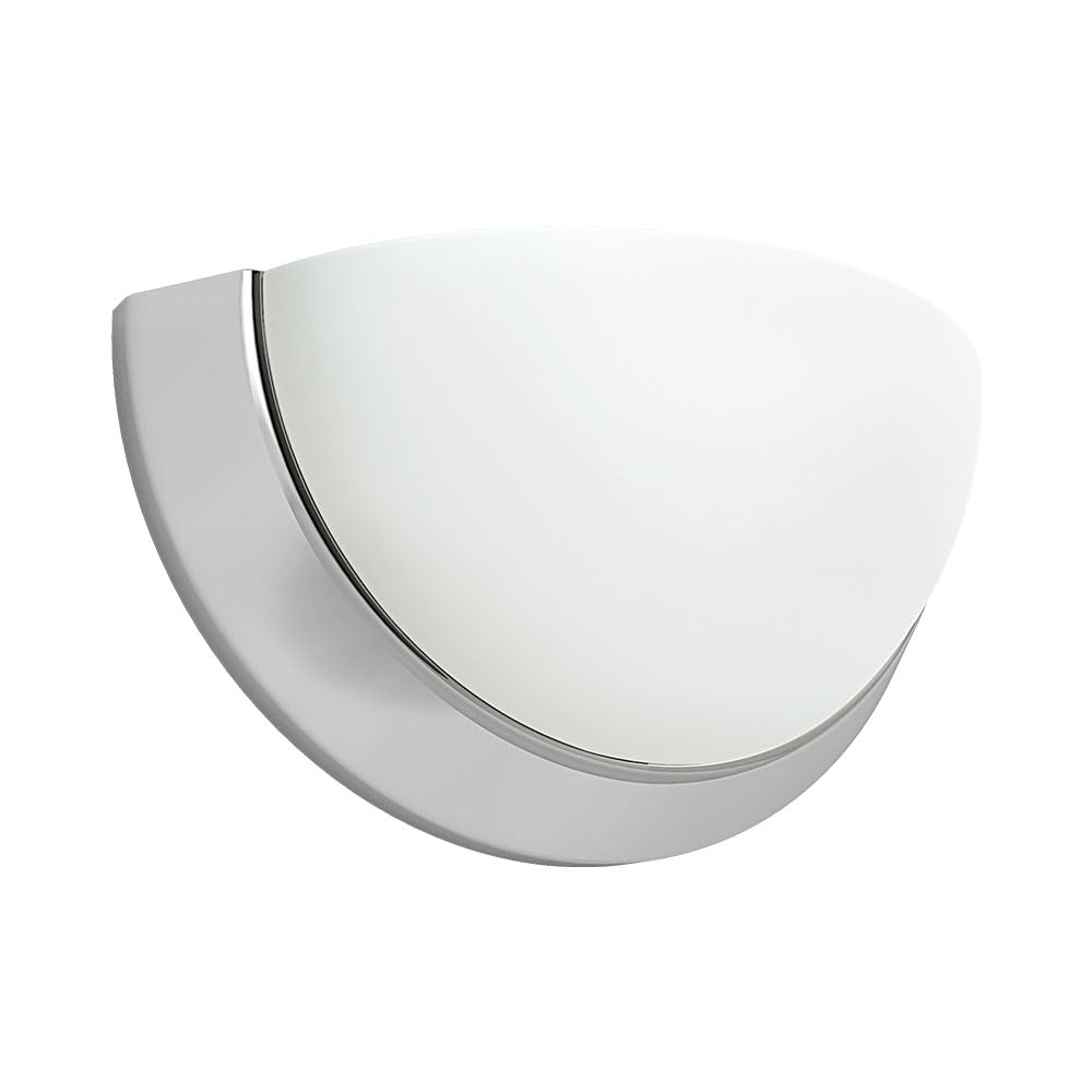 Euri Lighting Indoor Half Moon Sconce, LED Wall Light, 9W, 810lm, 2700K Warm White, 90+ CRI, Dimmable, Energy Star, CEC Compliant, JA8, Damp Rated