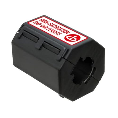 Faraday Defense High Saturation Ferrite Vehicle EMP Protection- Mounts to 12V Vehicle Battery, RV, Car, Truck, Easy Installation for Lightning, Solar