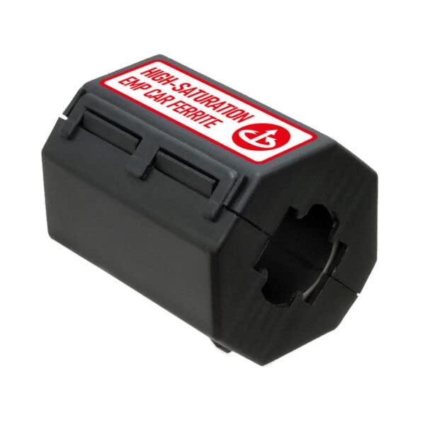 Faraday Defense High Saturation Ferrite Vehicle EMP Protection- Mounts to 12V Vehicle Battery, RV, Car, Truck, Easy Installation for Lightning, Solar