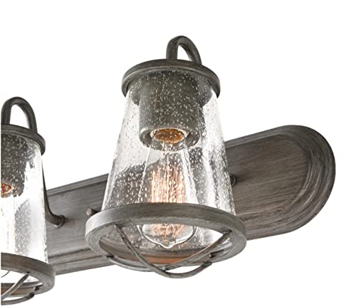 Georgina 2-Light Weathered Iron Vanity Light