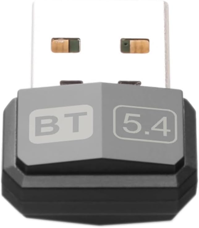 USB Bluetooth 5.4 Adapter Audio Dongle Adapter Mini USB Wireless Receiver/Transmitter for PC/Laptop Driver Free for Win10/11