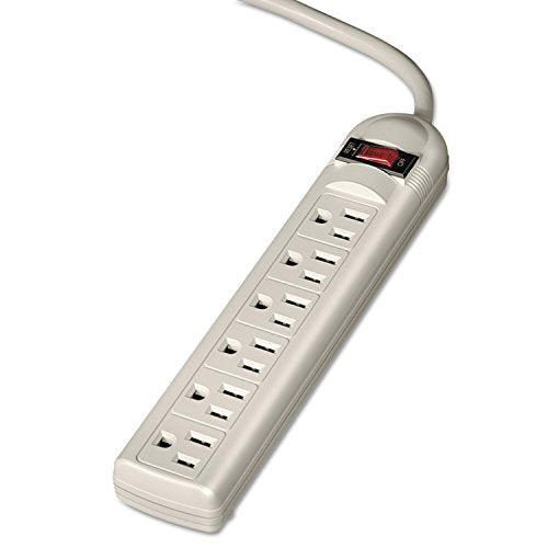 Fellowes 6-Outlet Office/Home Power Strip, 6 Foot Cord - Wall Mountable (99028)
